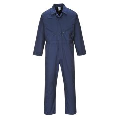 Portwest C813 Navy Liverpool Polycotton Zipped Front Workwear Coverall