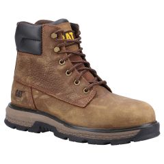 Caterpillar Exposition 6 Water Resistant S3 Brown Leather Safety Boots