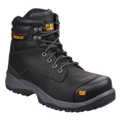 Caterpillar Spiro Waterproof SRX Black Leather S3 Mens Safety Boots