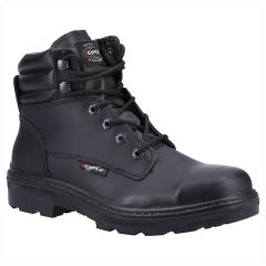 Cofra HULL Water Resistant S3 SRC Black Leather Unisex Safety Boots