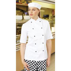 Dennys Lightweight S/Sleeve Chefs Jacket