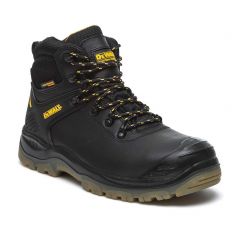 DeWalt Newark Waterproof Black Leather Mens Safety Hiker Boots