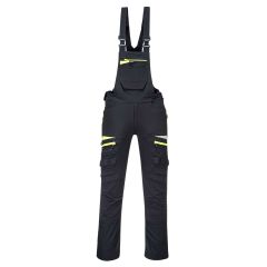 DX4 Workwear DX441 Black Kneepad Multipocket Work Bib and Brace