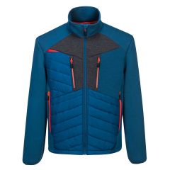 DX4 Workwear DX471 Metro Blue Stretch Thermal Baffle Work Jacket