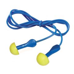EAR Express Corded 3M Ear Plugs Yellow Foam Pod 100 Pairs Per Pack