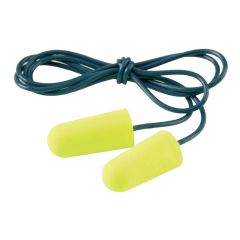 EAR 3M Soft Yellow Neons Corded Tapered Ear Plugs 200 Pairs Per Pack
