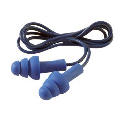 EAR Blue Tracers Metal Detectable Corded Ear Plugs 50 Pairs Per Pack