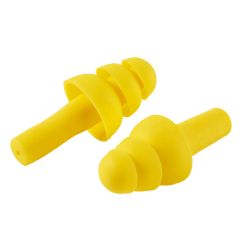 EAR Ultrafit Pre Moulded Yellow 3M Ear Plugs 50 Pairs Per Pack