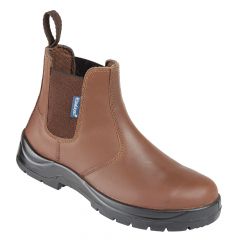 Himalayan 161 Brown Leather S3 Dual Density Mens Dealer Safety Boots