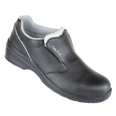Himalayan 2500 Ladies Black Microfibre Casual Slip On Safety Work Shoes