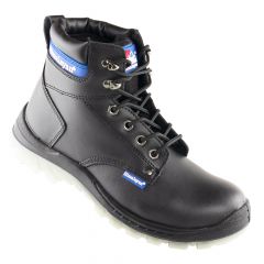 Himalayan 2600 Black Leather S1P SRC Steel Toe and Midsole Safety Boots