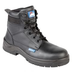 Himalayan 5114 Black Leather HyGrip S3 Metal Free Unisex Safety Boots