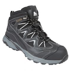 Himalayan 5222 Black Waterproof Unisex Mid Cut Hiker Safety Boots