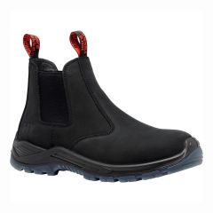 Hard Yakka Banjo Black Full Grain Leather Mens Safety Dealer Boots