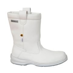 Giasco Iceberg Unisex Metal Free ESD Microwash White Safety Rigger Boots