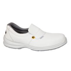 Giasco Island Unisex ESD Class 3 Microwash White Slip On Safety Shoes