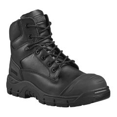 Magnum Roadmaster Waterproof Metal Free Black Leather Safety Boots