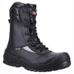 Cofra OFF SHORE Water Resistant S3 Black Leather High Leg Safety Boots