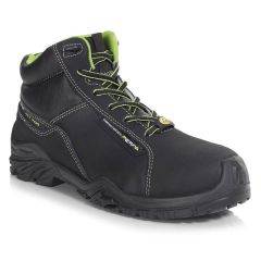 Perf Endurance High Black Leather S3 ESD Mens Safety Hiker Boots