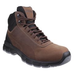 Puma Condor Mid Brown Leather Classic Hiker Style Mens Safety Work Boots