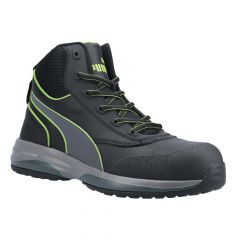 Puma Safety Rapid Mid Black Metal Free ESD Lightweight Safety Boots