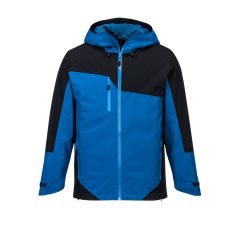 WX3 Workwear S602 Blue Black Waterproof Hooded Shell Work Jacket