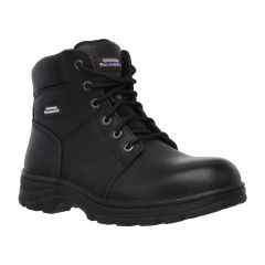 Skechers Workshire Black Leather SK77009EC Mens Safety Work Boots