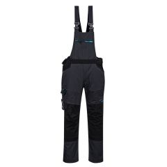 WX3 Workwear Metal Grey T704 Multipocket Poly Cotton Work Bib and Brace