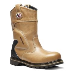 V12 Tomahawk V1250 Vintage Leather Waterproof Safety Rigger Boots
