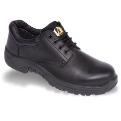V12 Tiger VR608 Black Leather Safety Shoes